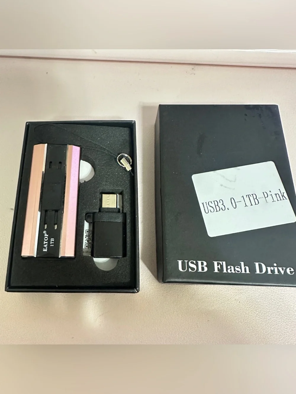 1TB USB 3.0 Flash Drive - Pink